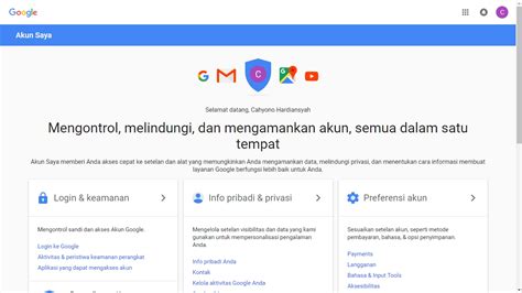 daftar akun google indonesia